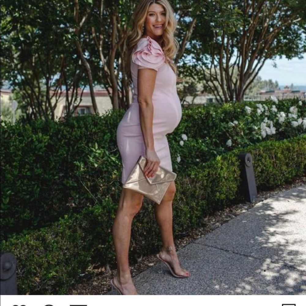 Pietro Brunelli pink maternity dress